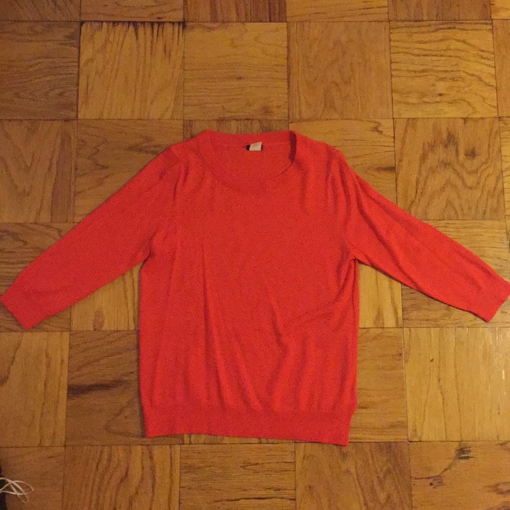 J Crew Wool Crew Neck Sweater